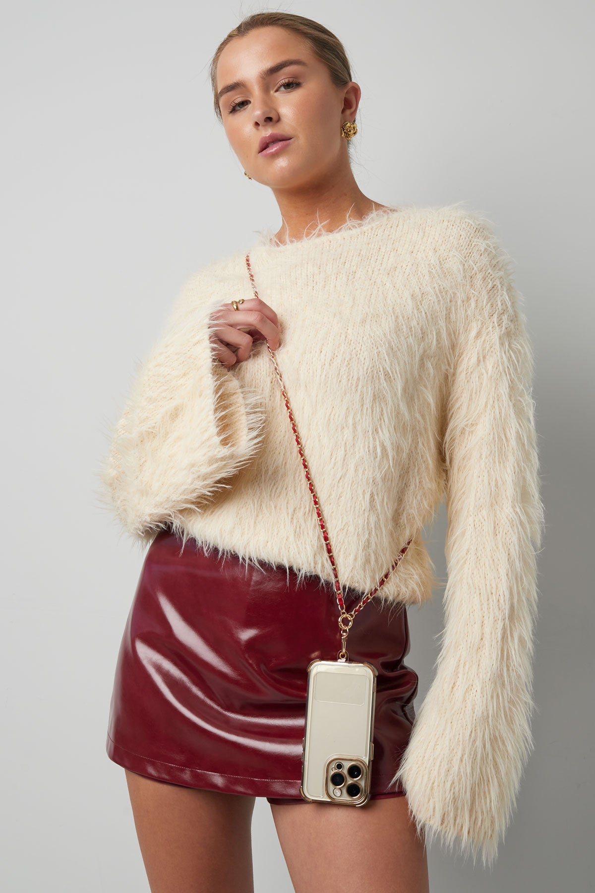 telefoonkoord flow with it-zwart