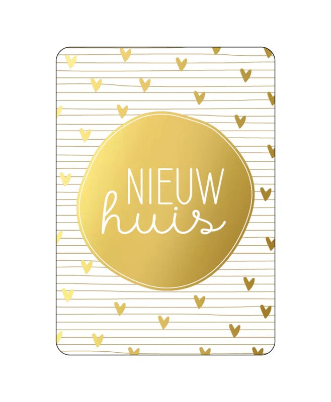 Kaart 'Nieuw huis!'