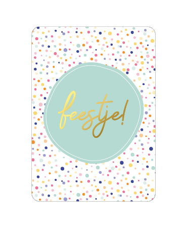 Kaart 'Feestje!'