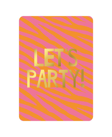 Kaart 'Let's Party'