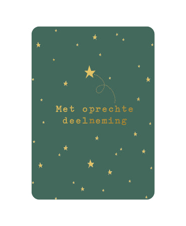 Kaart 'Oprechte deelneming'