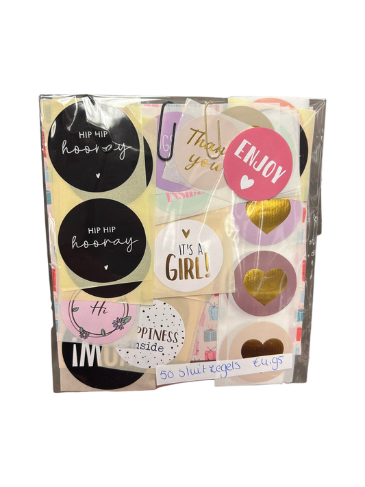 Stickermix 50 stuks