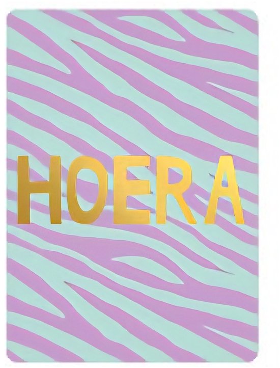 Kaart 'Hoera'