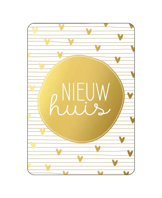 Kaart 'Nieuw huis!'