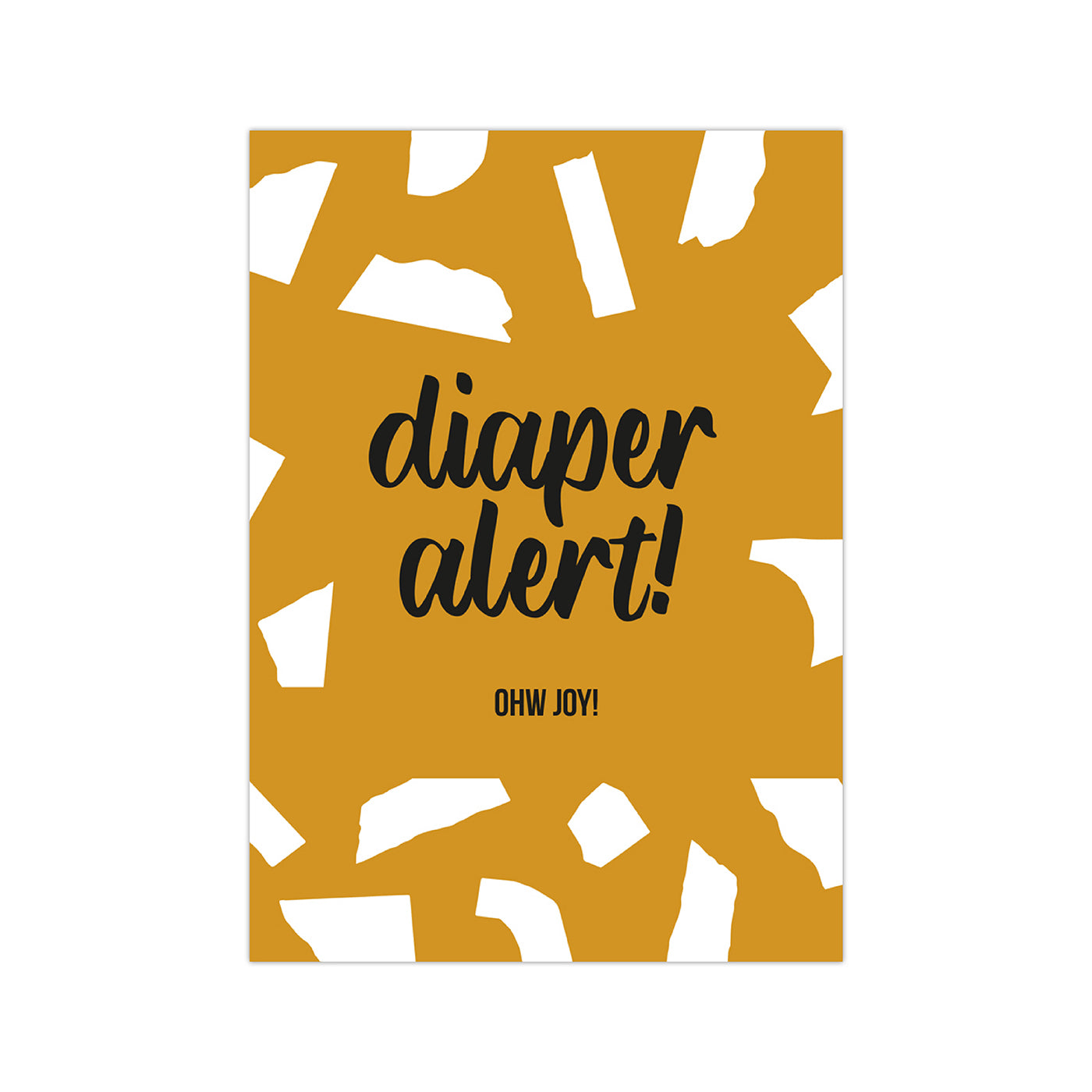 Kaart 'Diaper Alert!'