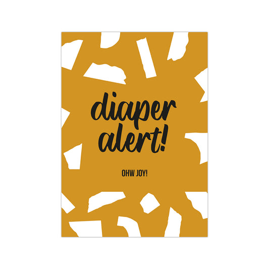 Kaart 'Diaper Alert!'
