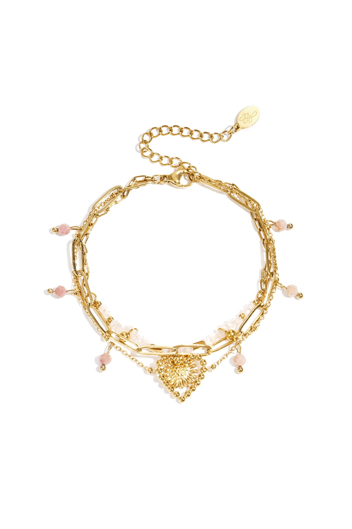 Roestvrijstalen bedelarmbanden met bloemmotief, casual en eenvoudig voor dagelijks gebruik, dames sieraden